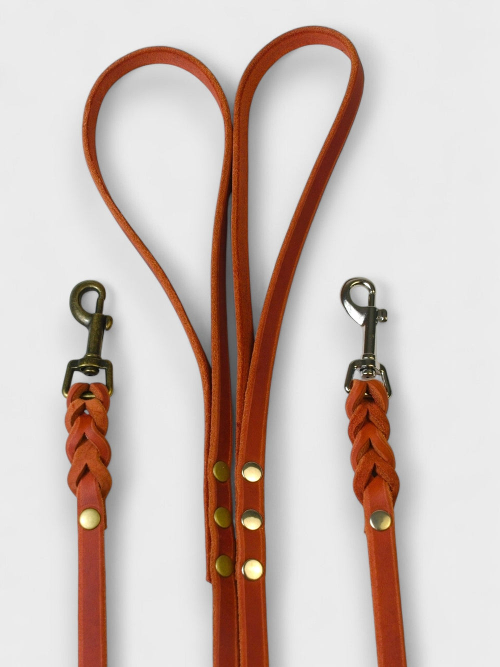 Fettlederleine mit Handschlaufe 12mm - HappyHound