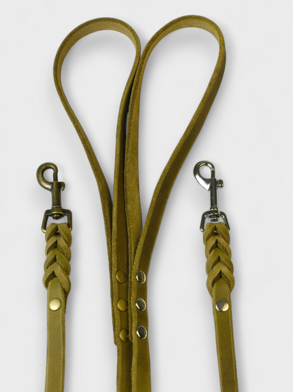 Fettlederleine mit Handschlaufe 12mm - HappyHound