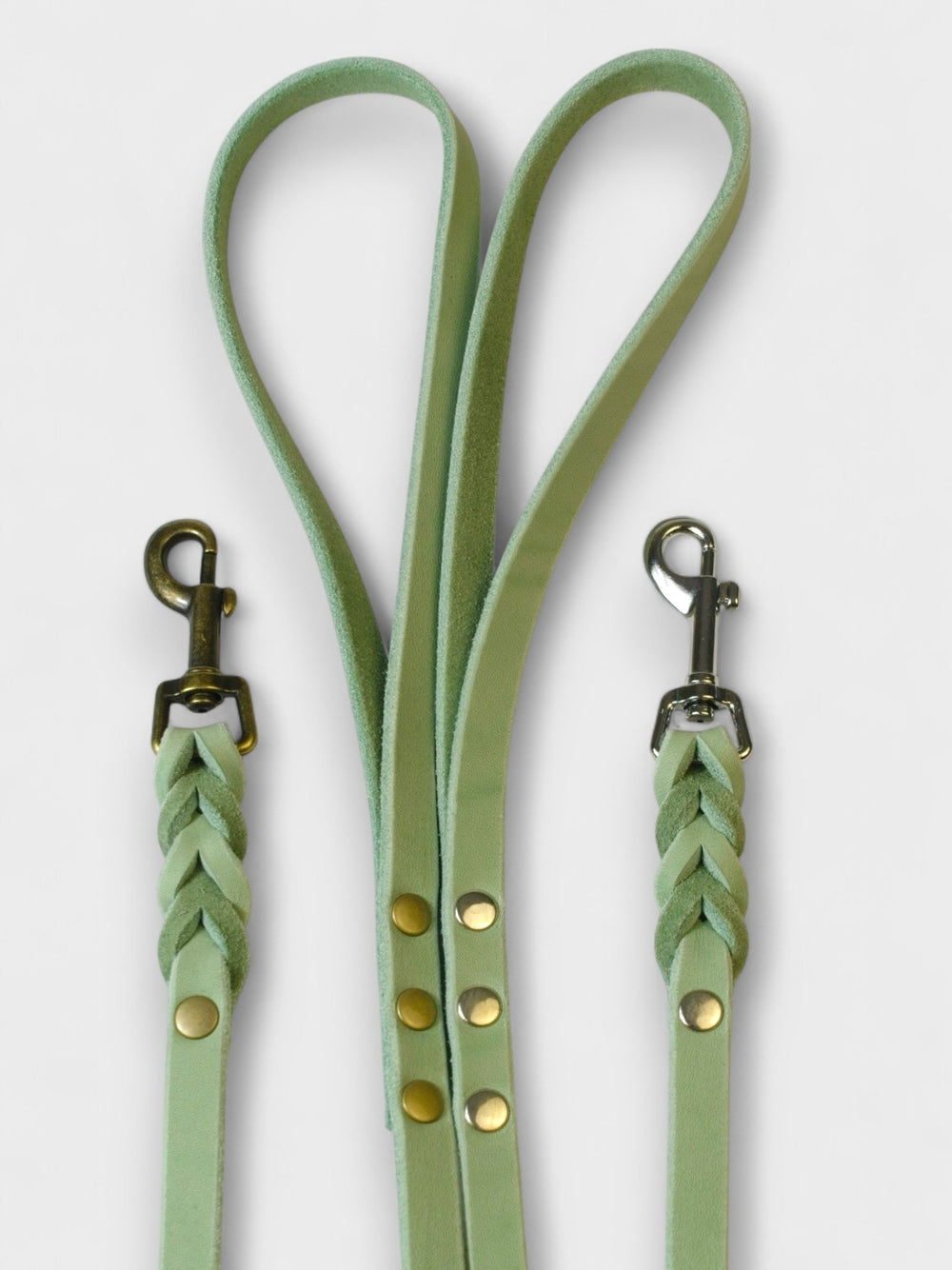 Fettlederleine mit Handschlaufe 12mm - HappyHound