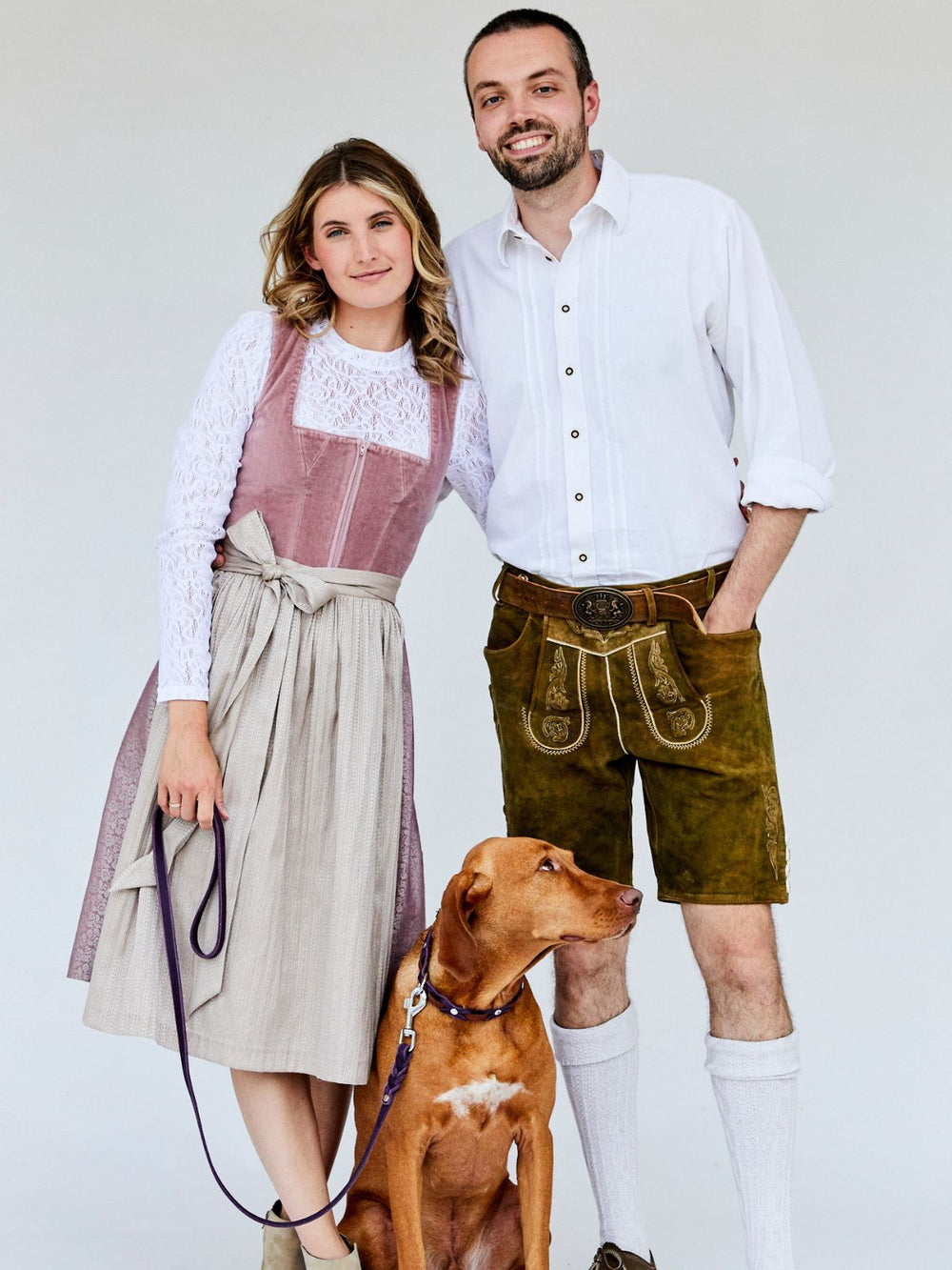 Fettlederleine mit Handschlaufe 15mm - HappyHound