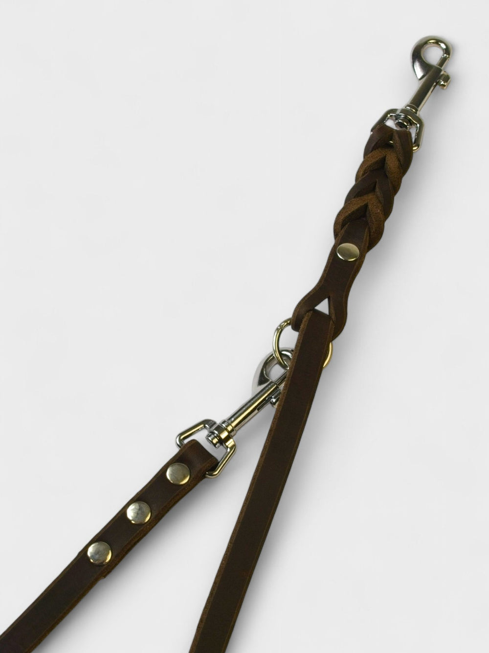 Verstellbare Führleine aus Fettleder 12mm - HappyHound