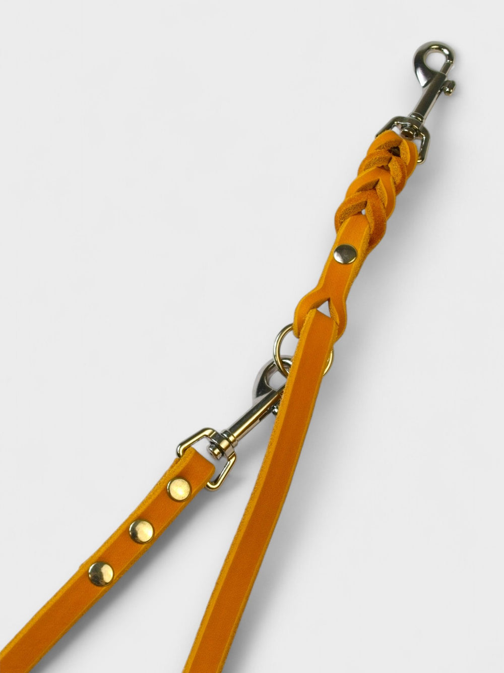 Verstellbare Führleine aus Fettleder 12mm - HappyHound