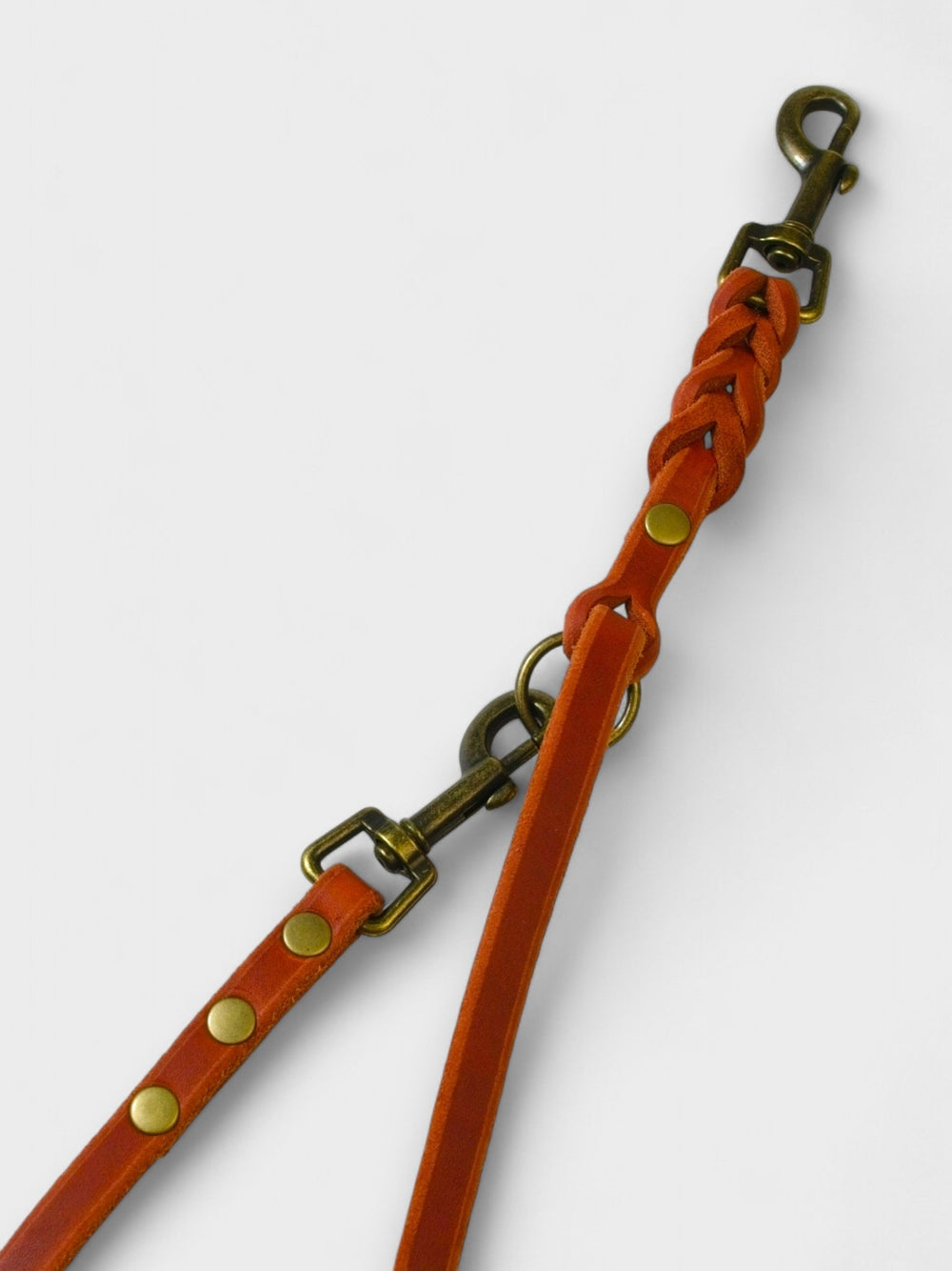 Verstellbare Führleine aus Fettleder 12mm - HappyHound