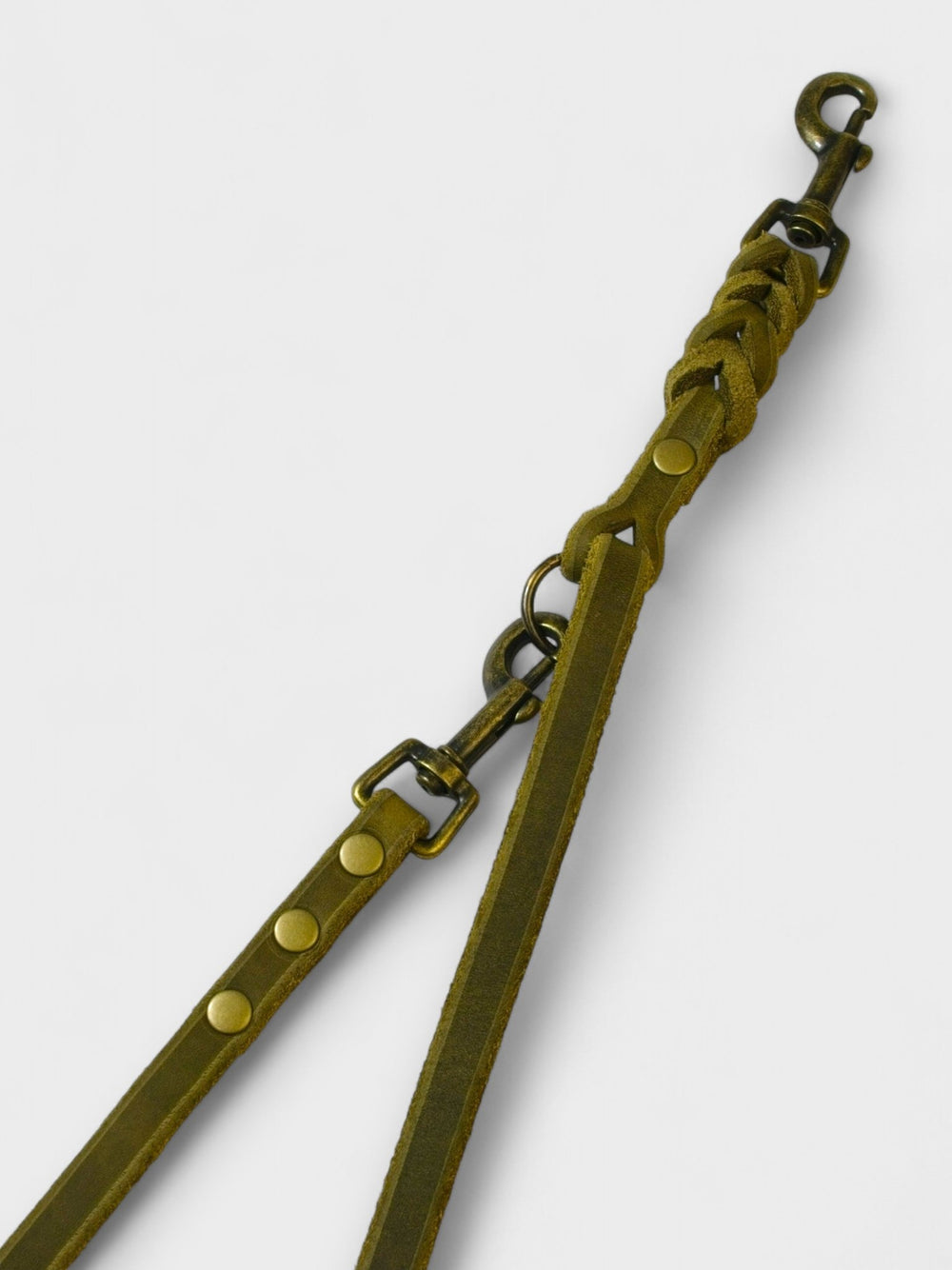 Verstellbare Führleine aus Fettleder 12mm - HappyHound