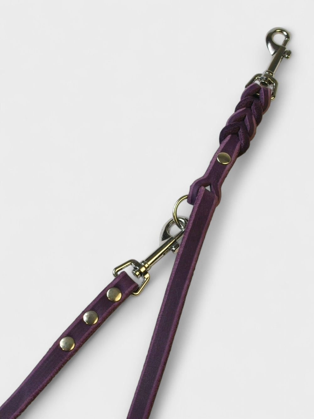 Verstellbare Führleine aus Fettleder 12mm - HappyHound