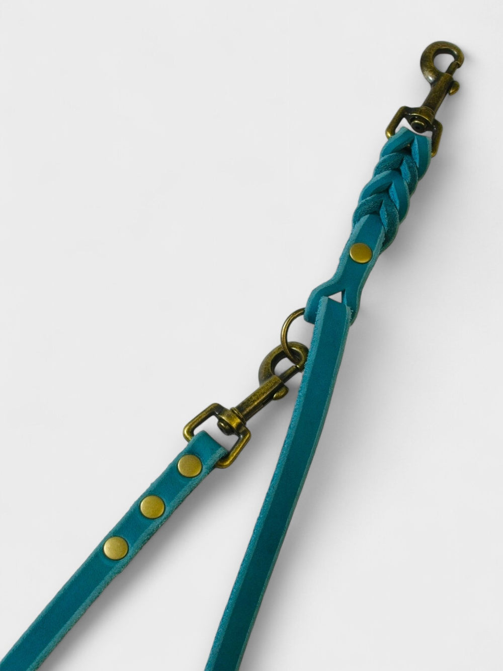 Verstellbare Führleine aus Fettleder 12mm - HappyHound