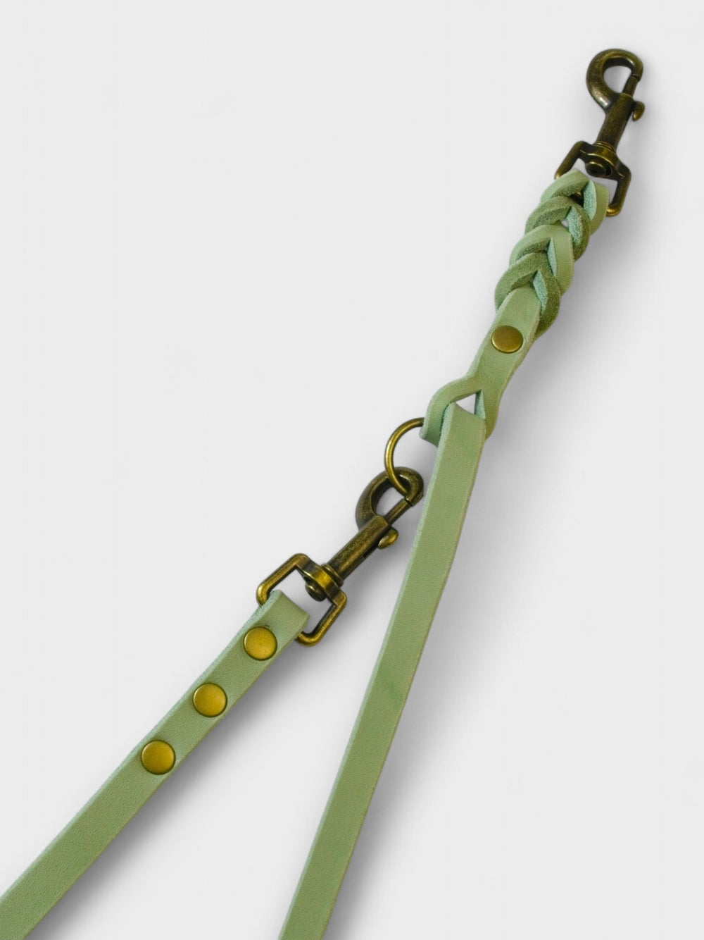 Verstellbare Führleine aus Fettleder 12mm - HappyHound