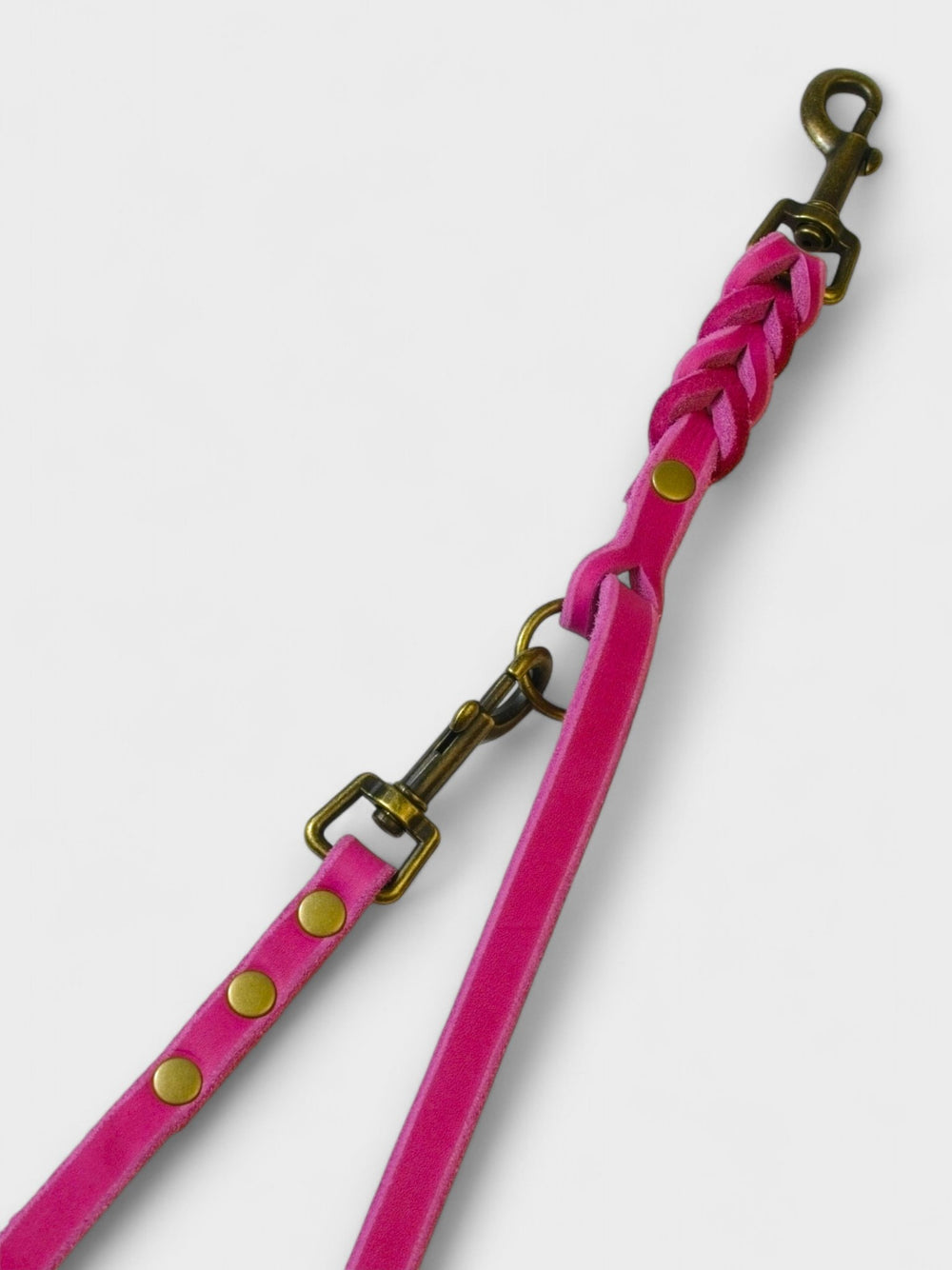 Verstellbare Führleine aus Fettleder 12mm - HappyHound