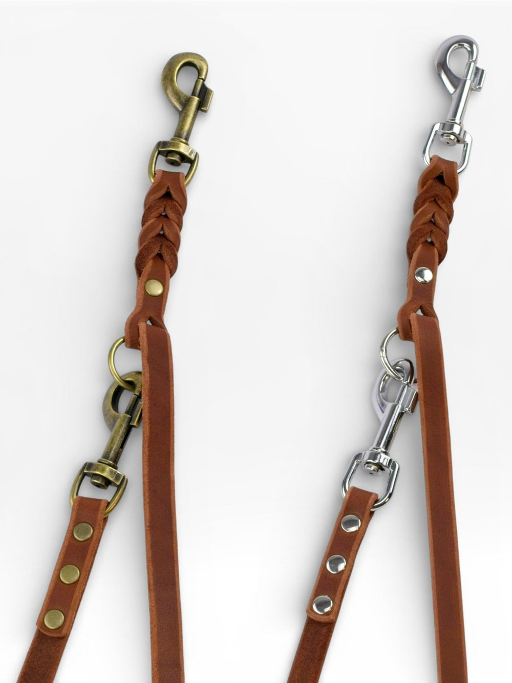 Verstellbare Führleine aus Fettleder 15mm - HappyHound