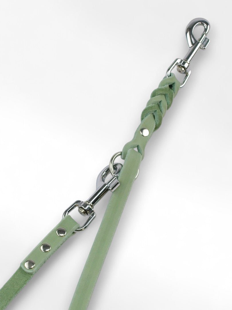 Verstellbare Führleine aus Fettleder 15mm - HappyHound