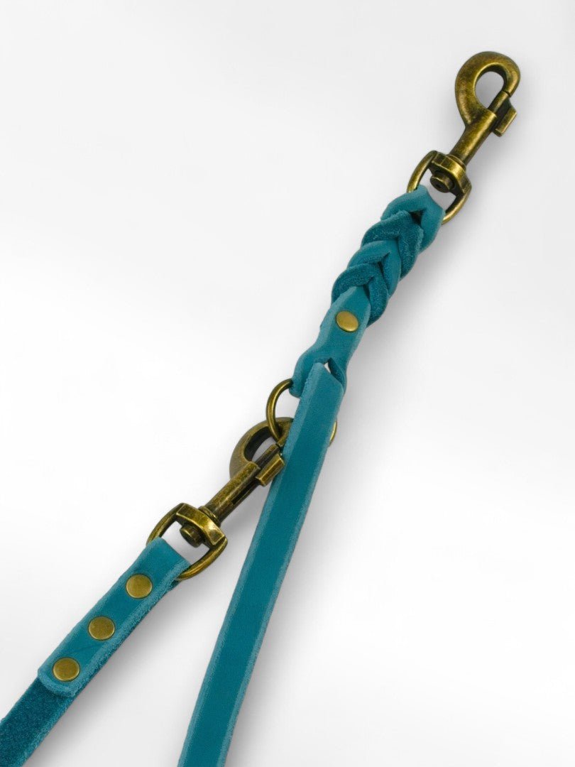 Verstellbare Führleine aus Fettleder 15mm - HappyHound