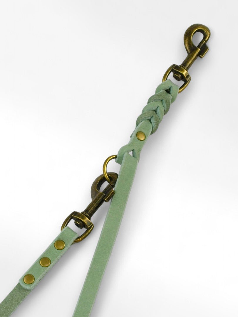 Verstellbare Führleine aus Fettleder 15mm - HappyHound