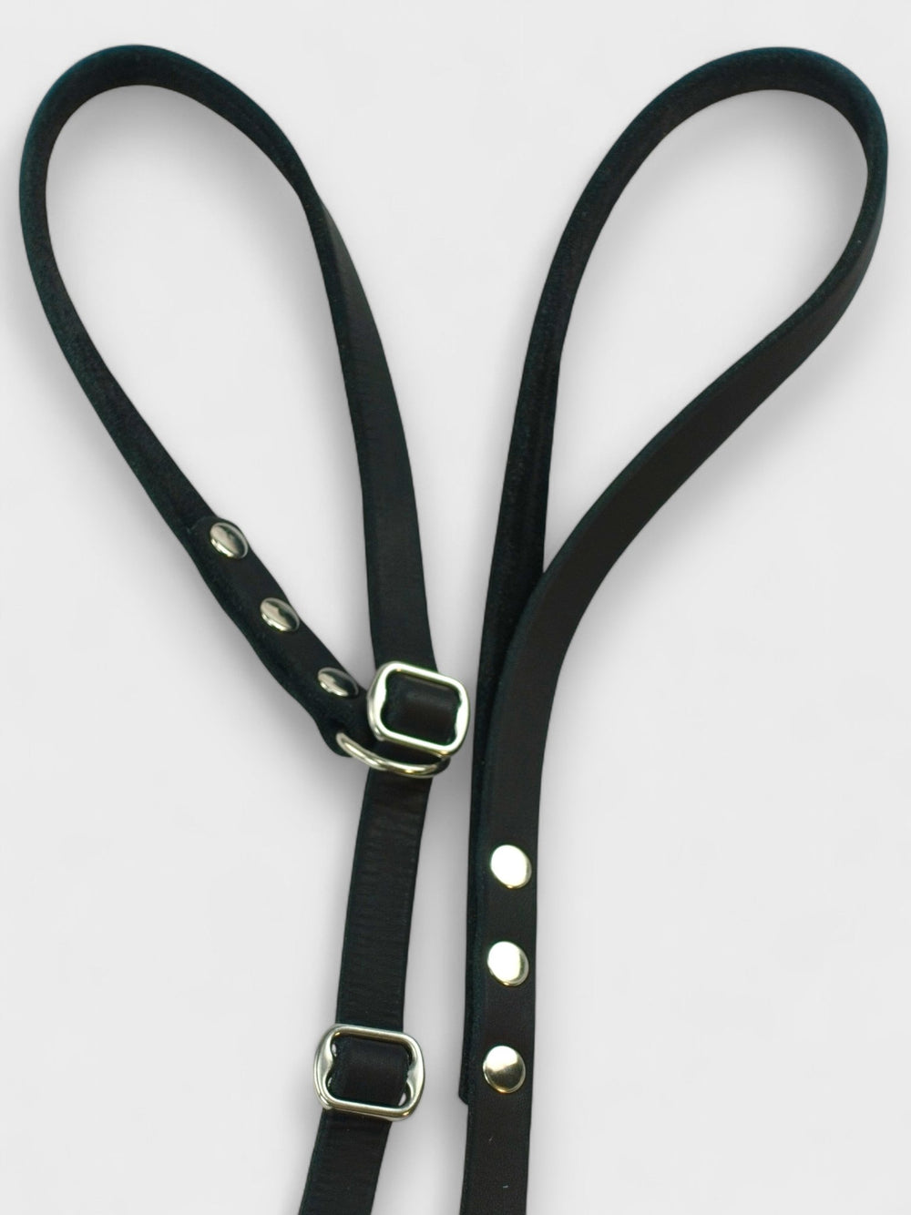 Zugstopp - Leine aus Fettleder 15mm - HappyHound