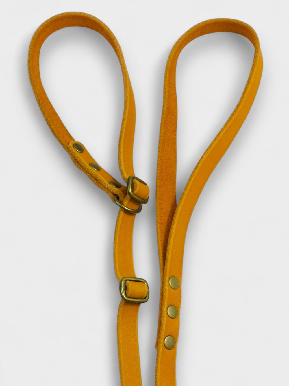 Zugstopp - Leine aus Fettleder 15mm - HappyHound