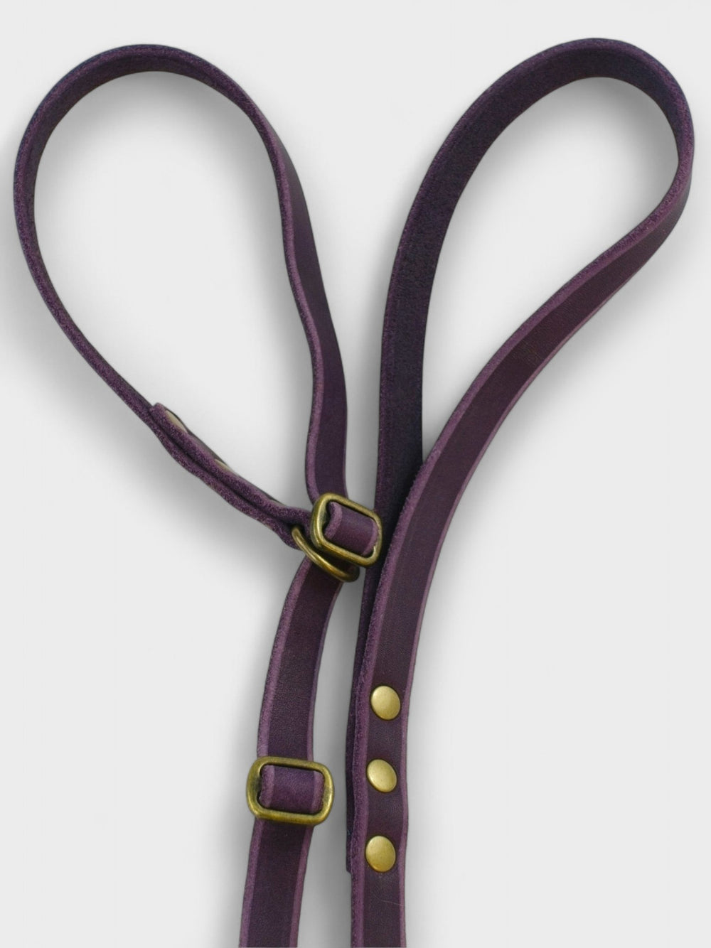 Zugstopp - Leine aus Fettleder 15mm - HappyHound