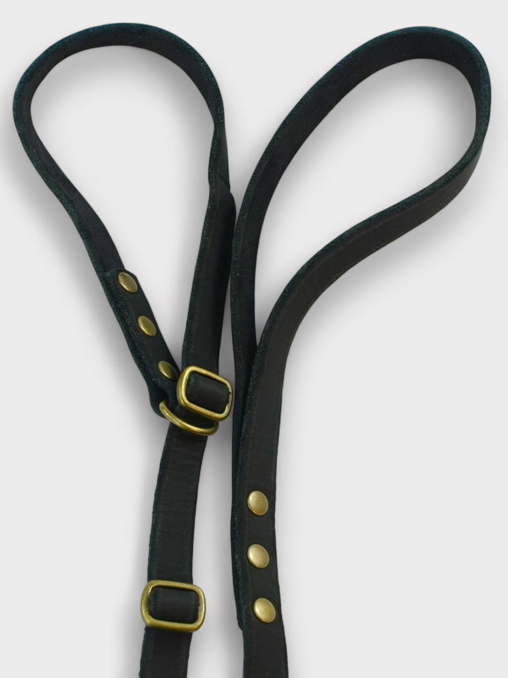 Zugstopp - Leine aus Fettleder 15mm - HappyHound