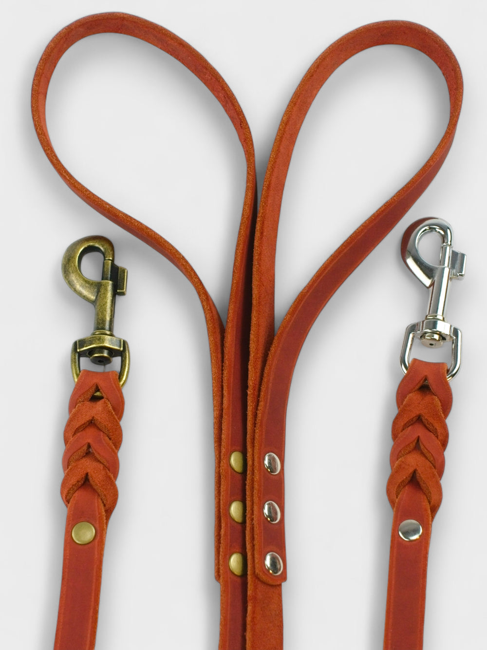 Fettlederleine mit Handschlaufe 15mm