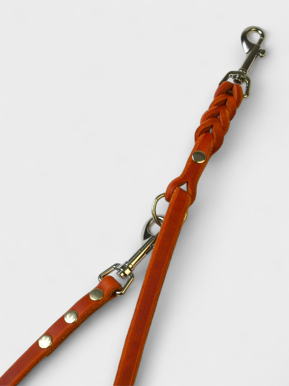 Verstellbare Führleine aus Fettleder 12mm