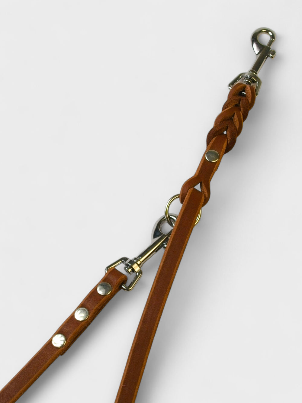 Verstellbare Führleine aus Fettleder 12mm
