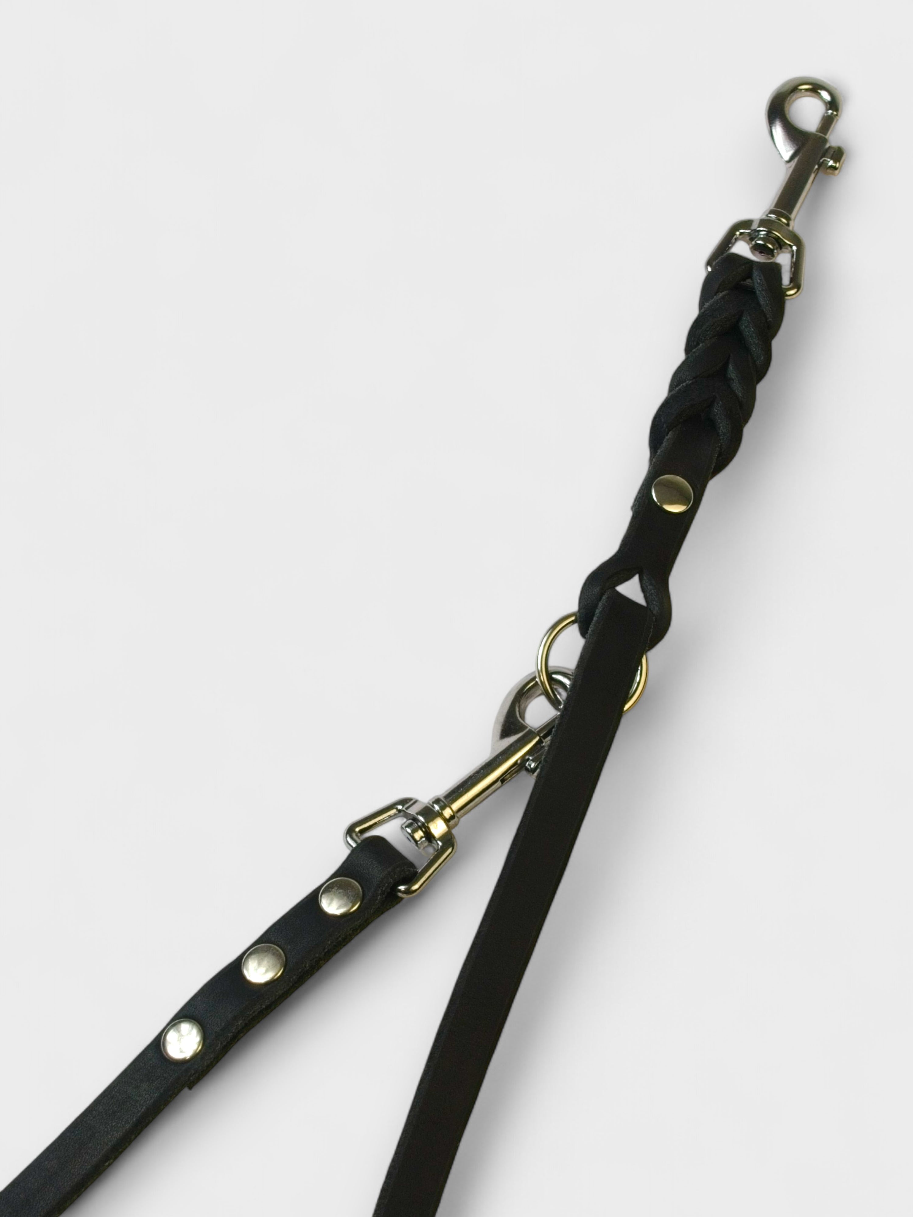 Verstellbare Führleine aus Fettleder 12mm