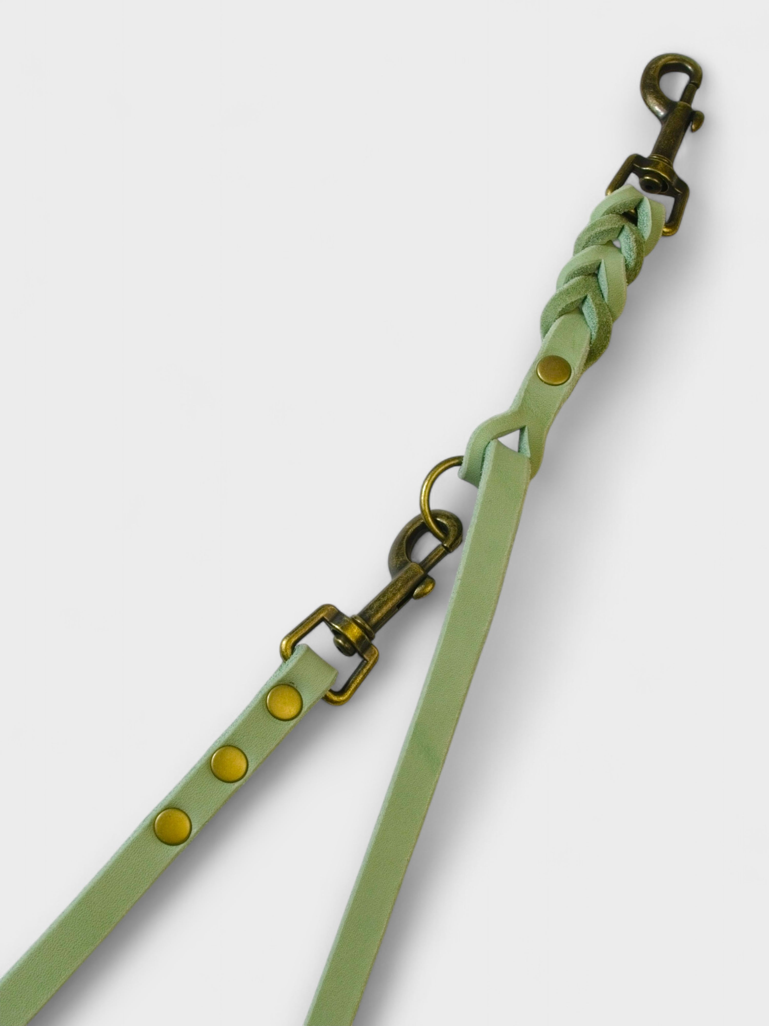 Verstellbare Führleine aus Fettleder 12mm