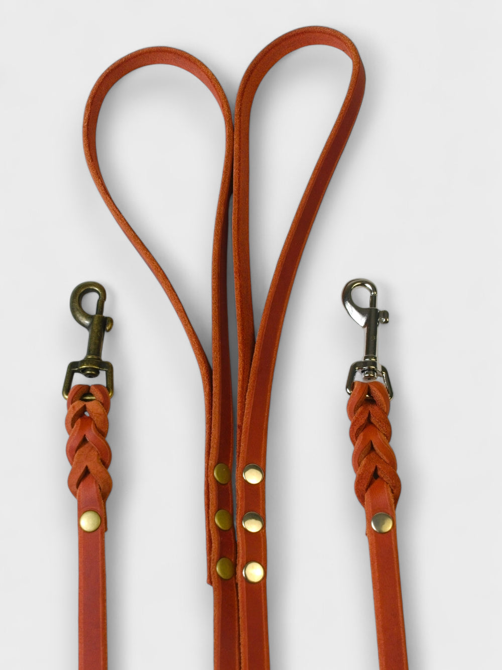 Fettlederleine mit Handschlaufe 12mm