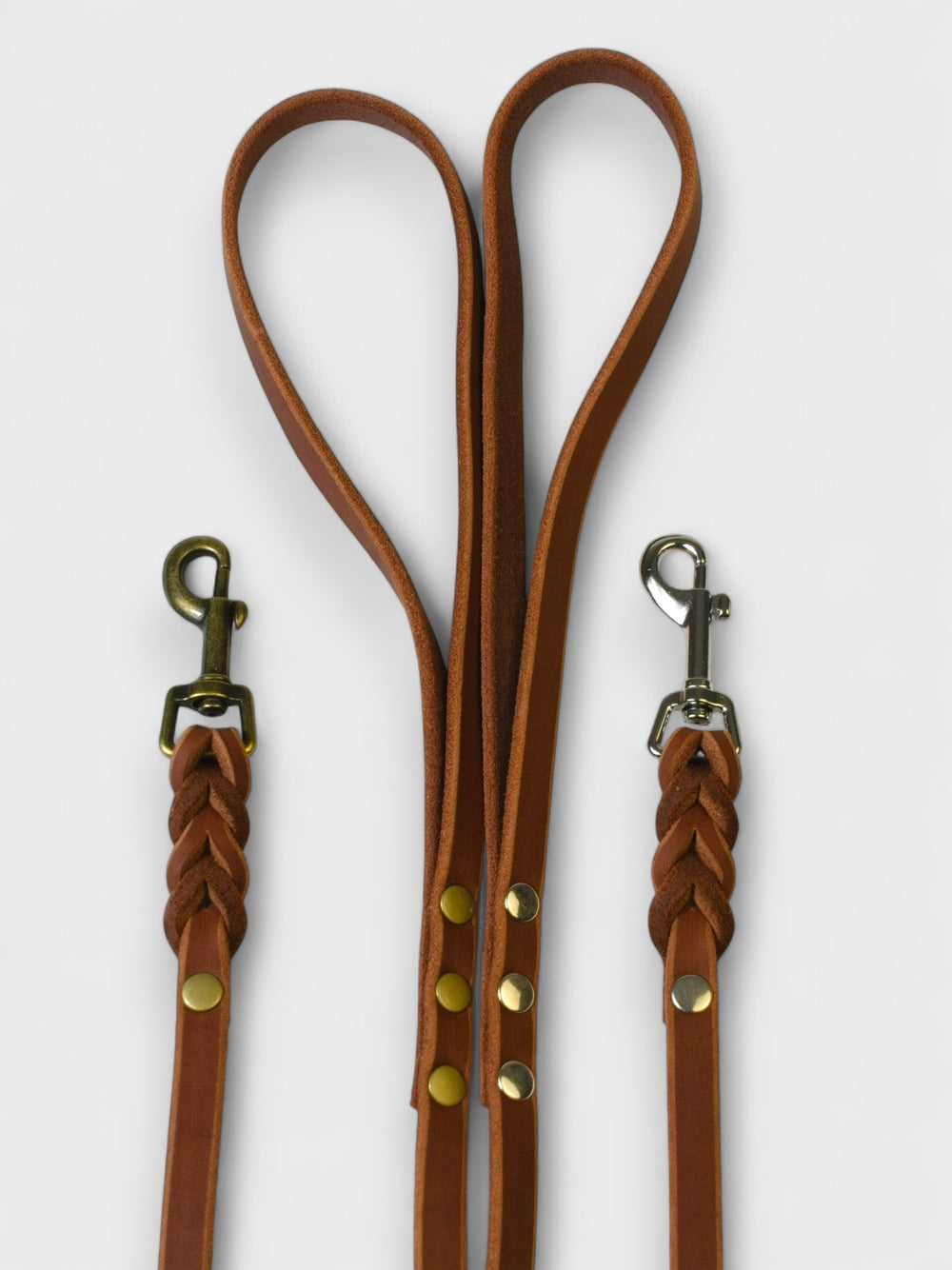 Fettlederleine mit Handschlaufe 12mm