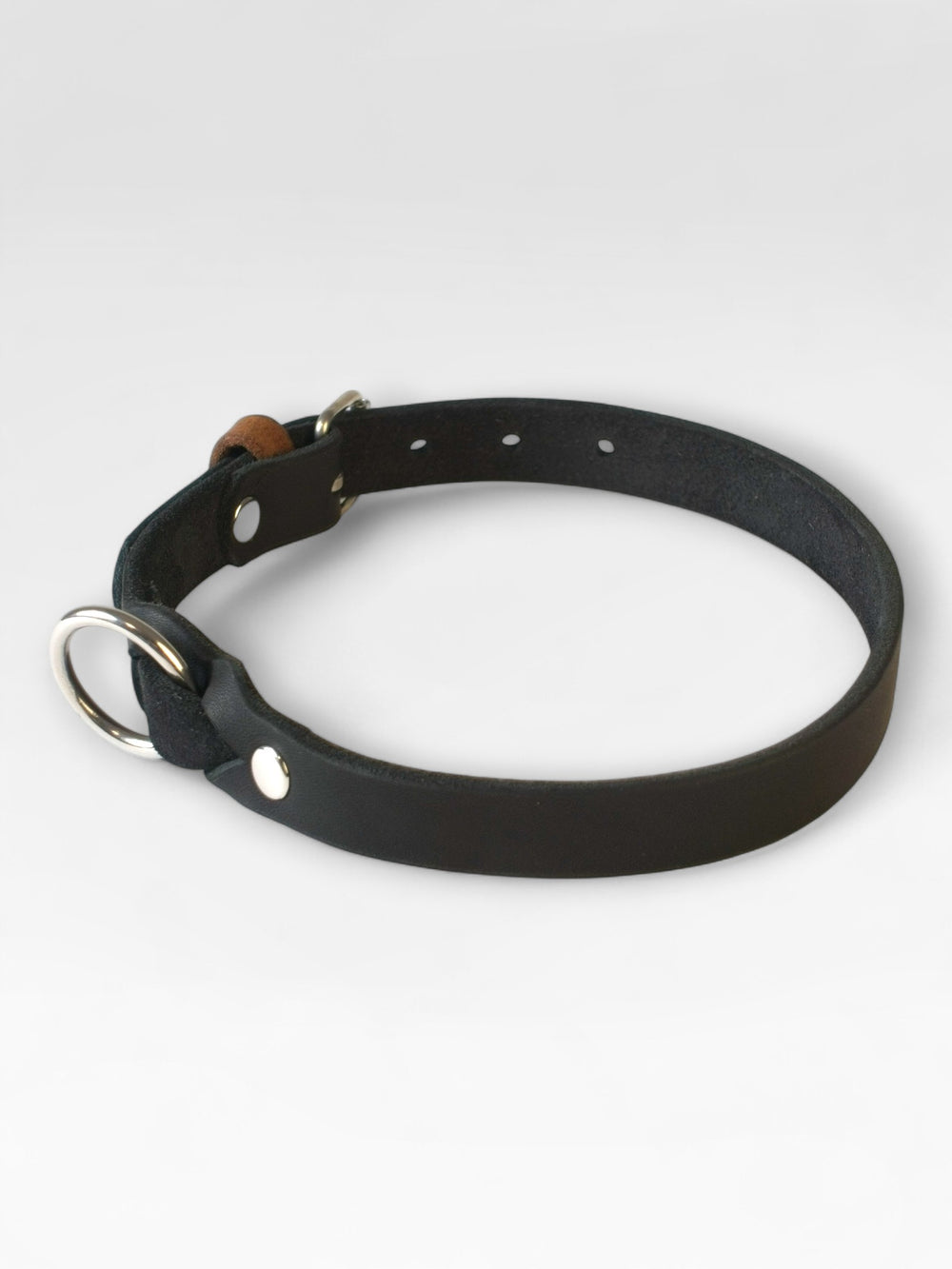 Einfaches Fettlederhalsband
