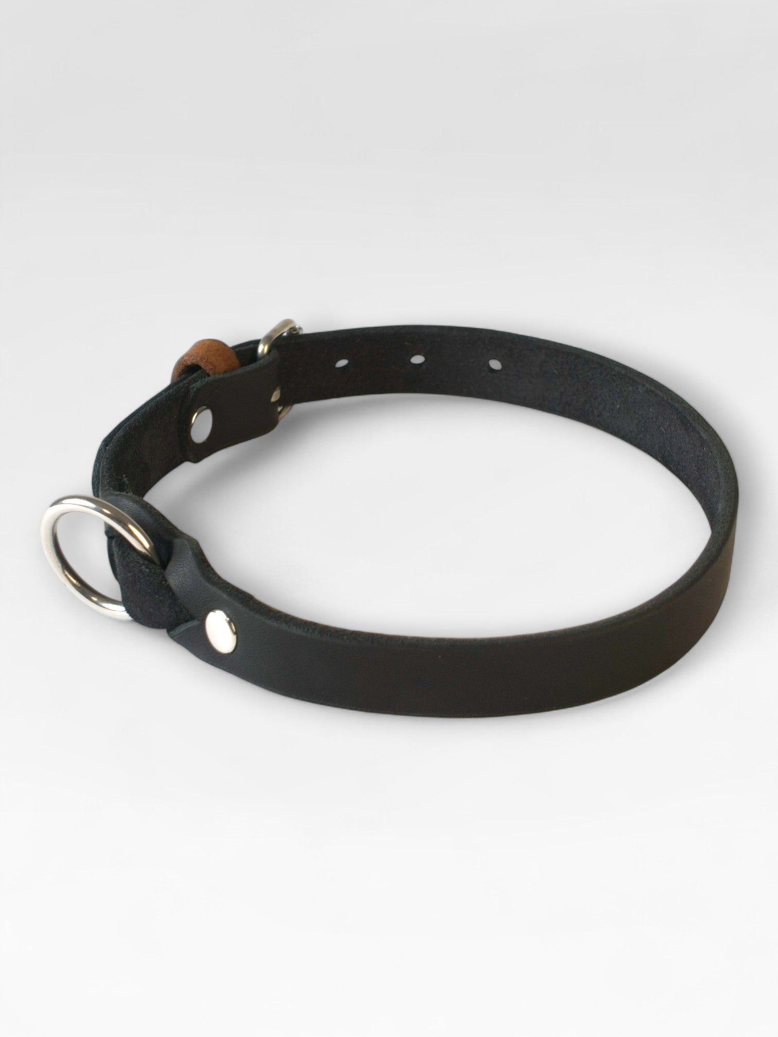 Einfaches Fettlederhalsband
