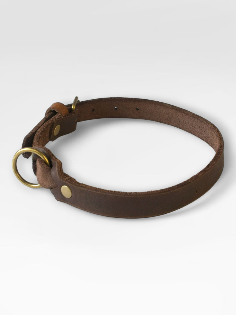 Einfaches Fettlederhalsband