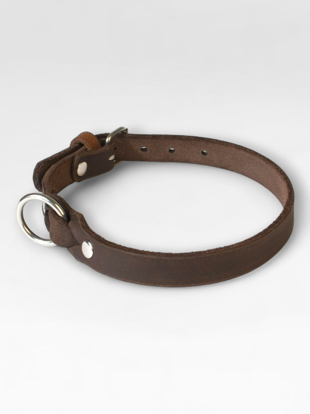 Einfaches Fettlederhalsband