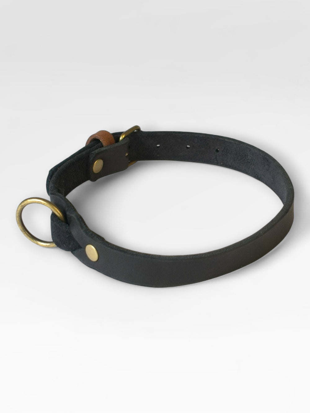 Einfaches Fettlederhalsband