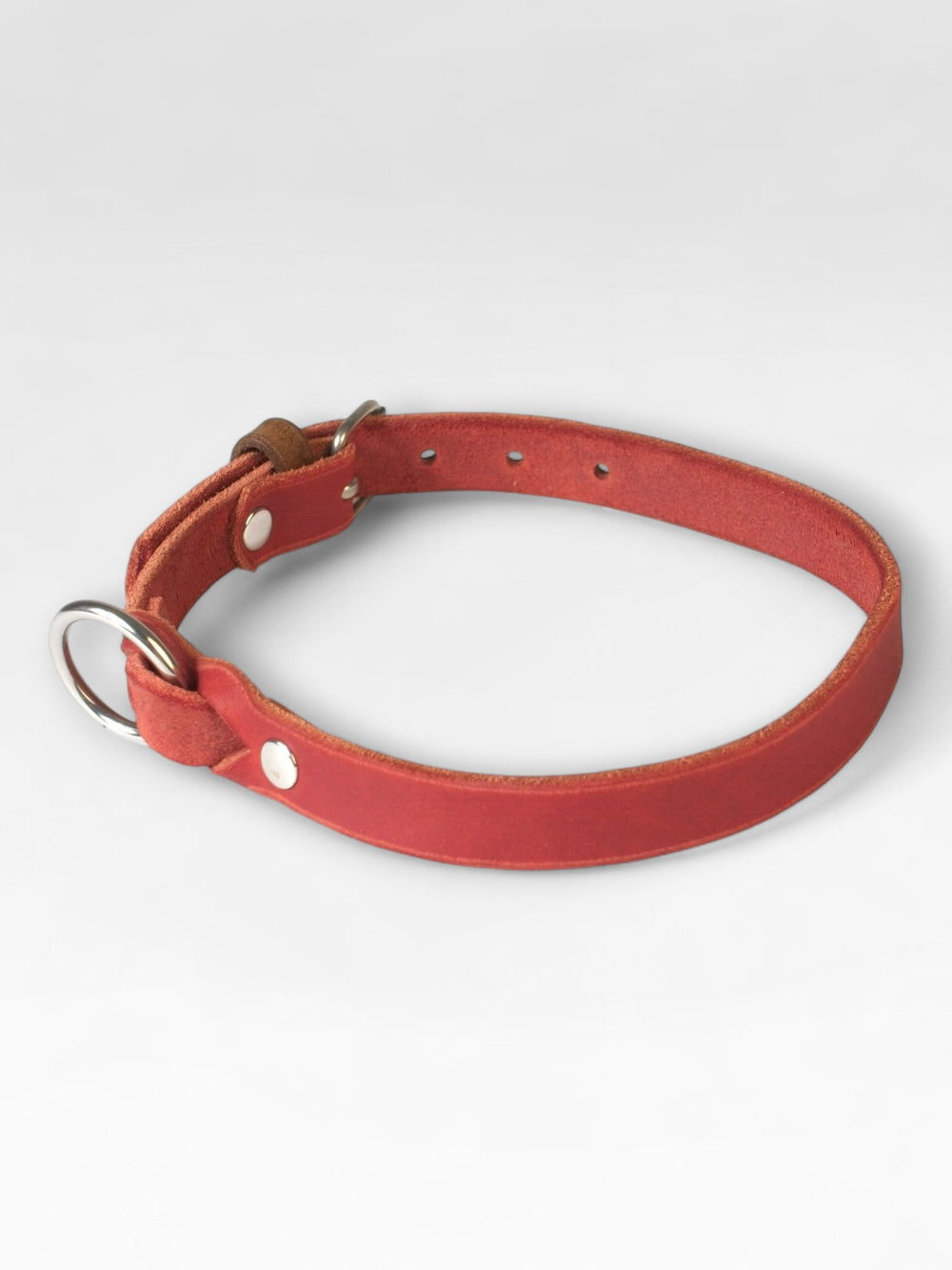 Einfaches Fettlederhalsband
