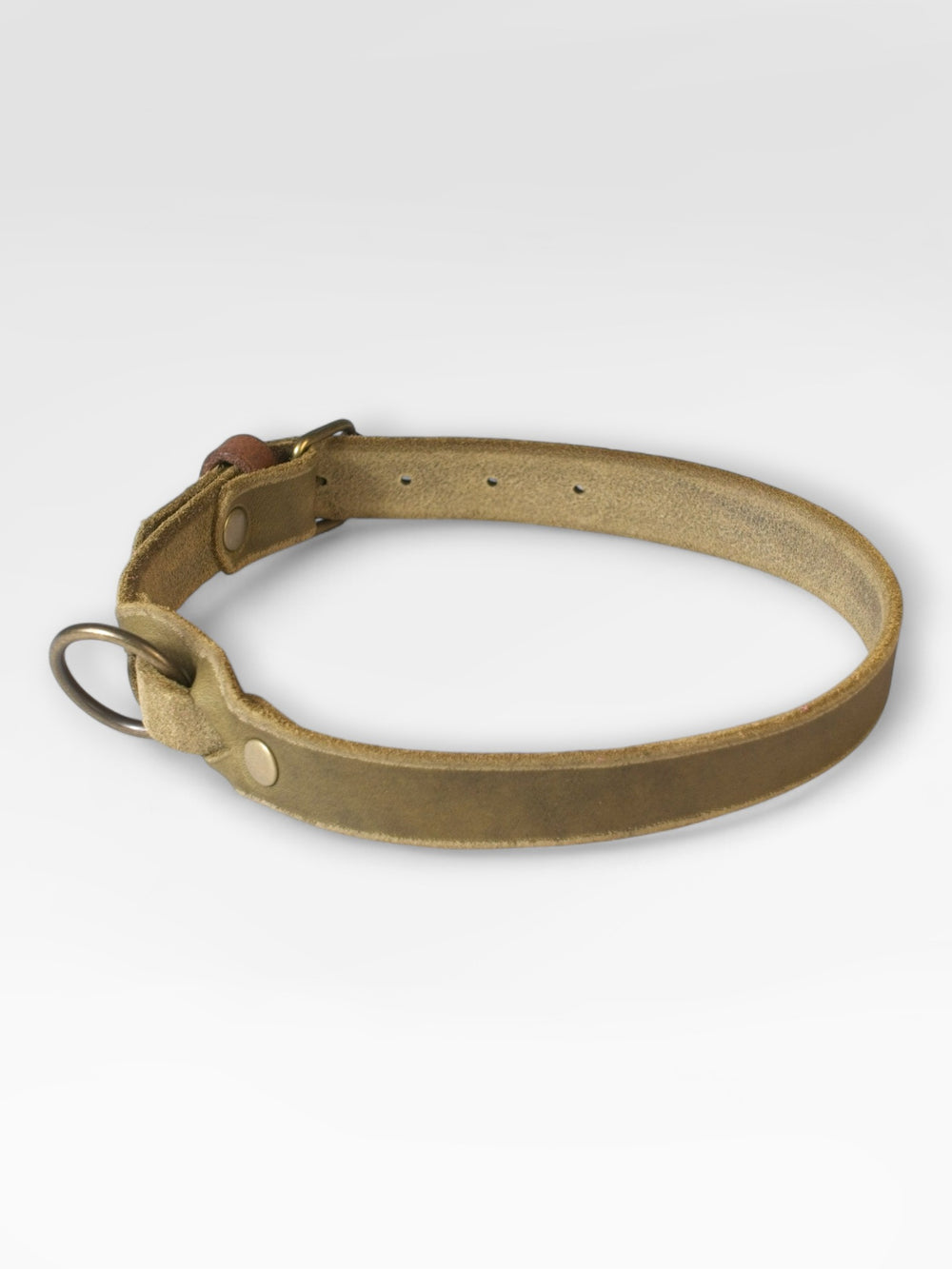 Einfaches Fettlederhalsband