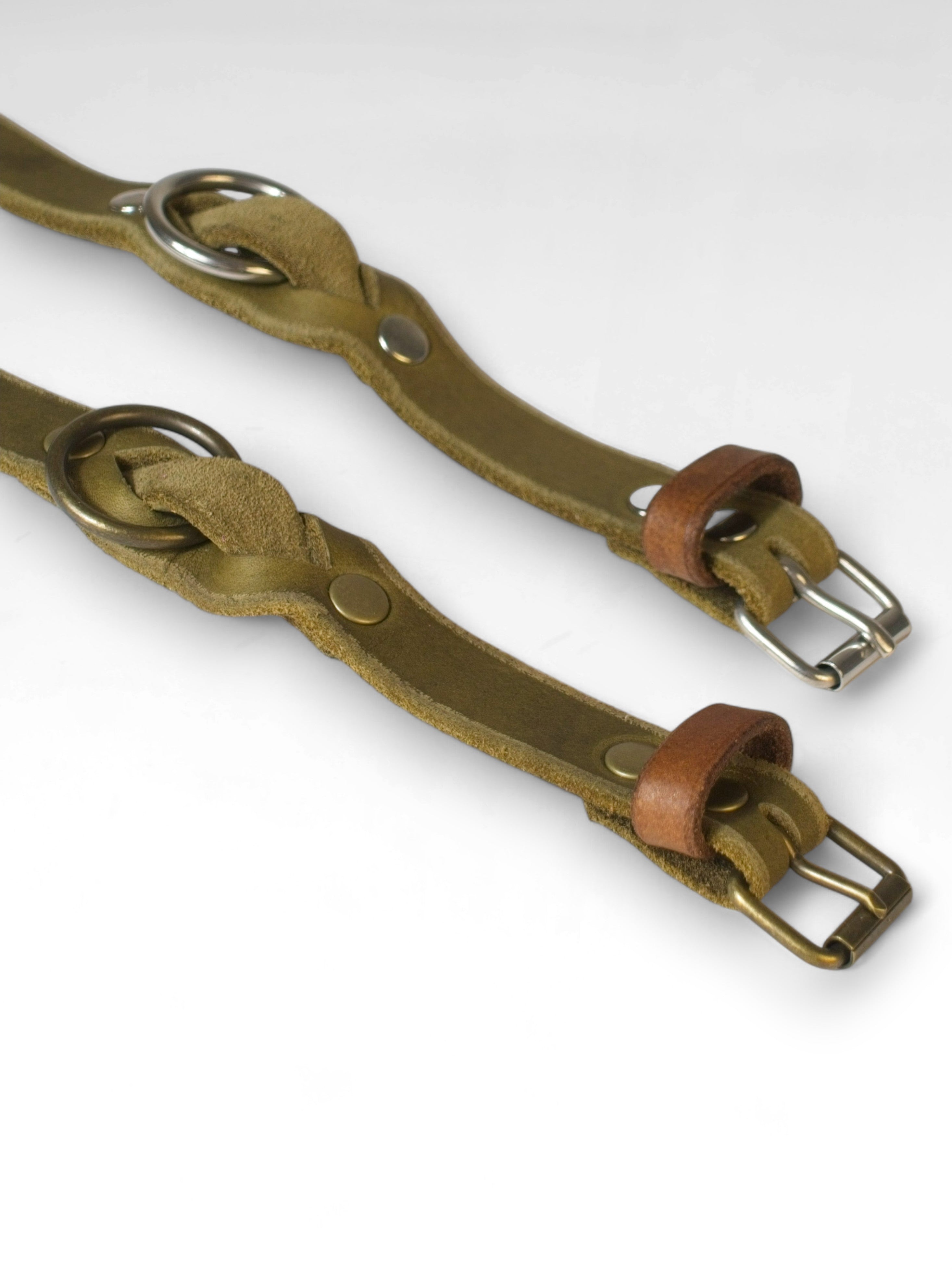 Einfaches Fettlederhalsband