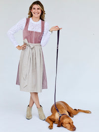 Fettlederleine mit Handschlaufe 15mm - HappyHound