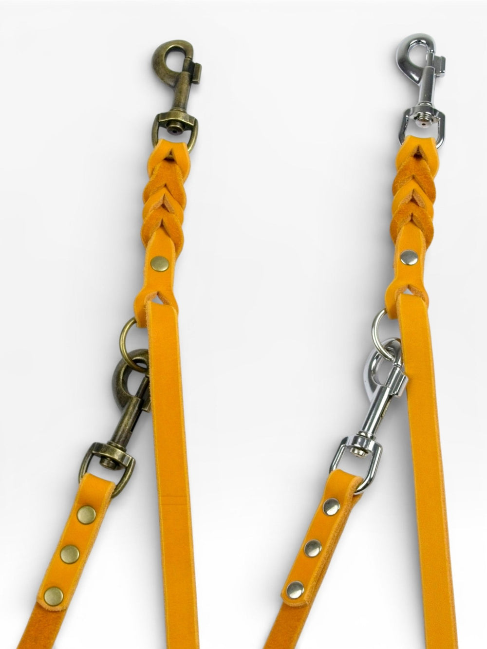 Verstellbare Führleine aus Fettleder 15mm - HappyHound