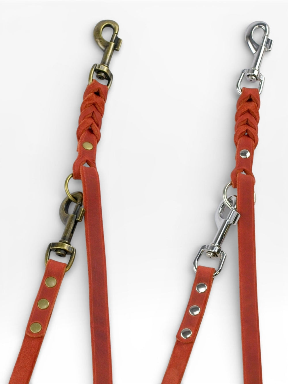 Verstellbare Führleine aus Fettleder 15mm - HappyHound