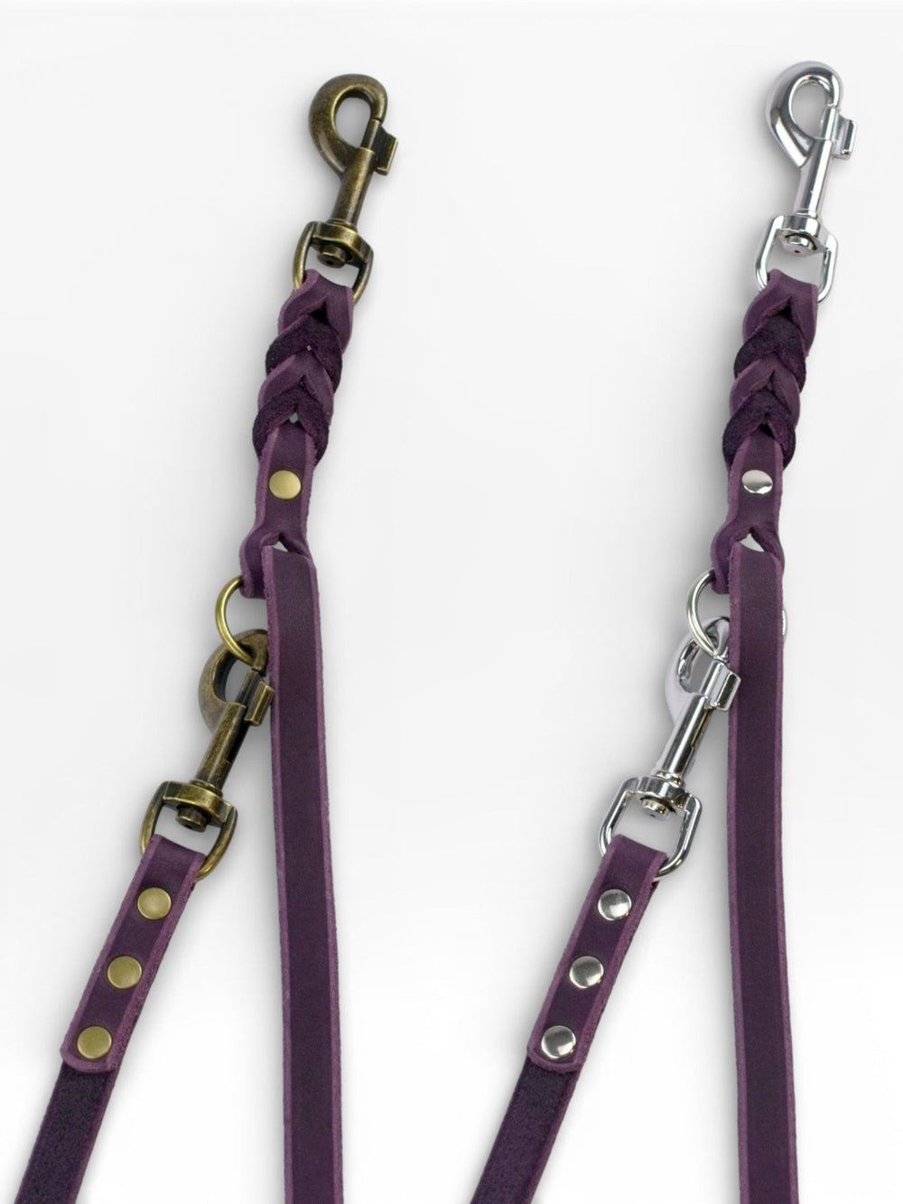 Verstellbare Führleine aus Fettleder 15mm - HappyHound