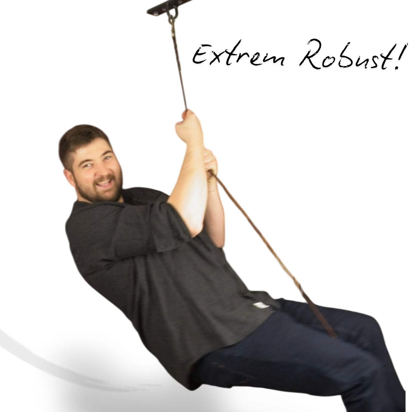 Verstellbare Führleine aus Fettleder 15mm - HappyHound