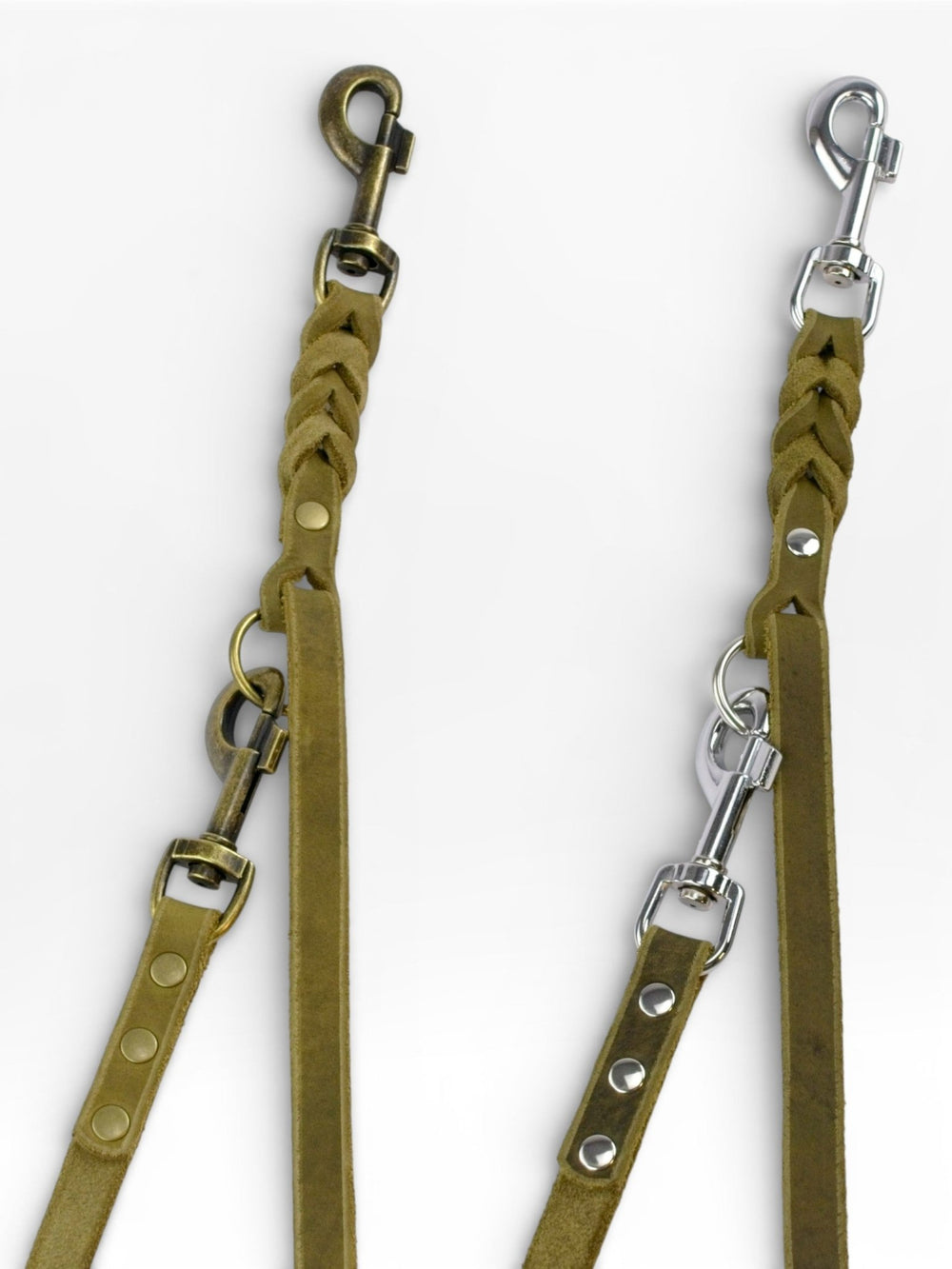 Verstellbare Führleine aus Fettleder 15mm - HappyHound