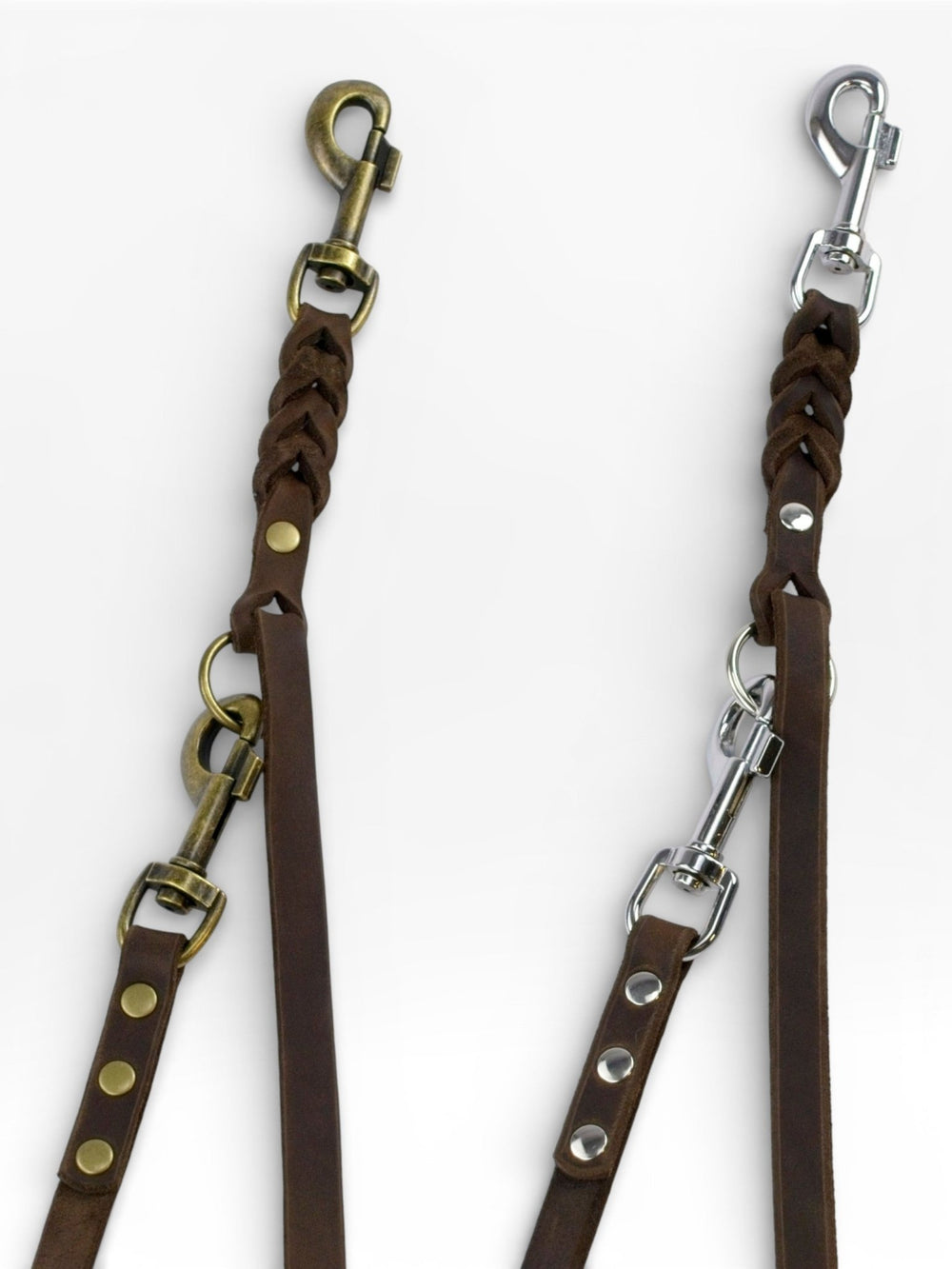 Verstellbare Führleine aus Fettleder 15mm - HappyHound