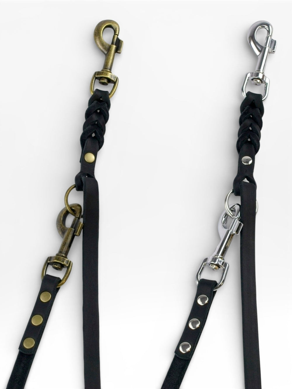 Verstellbare Führleine aus Fettleder 15mm - HappyHound