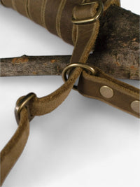 Zugstopp - Leine aus Fettleder 15mm - HappyHound