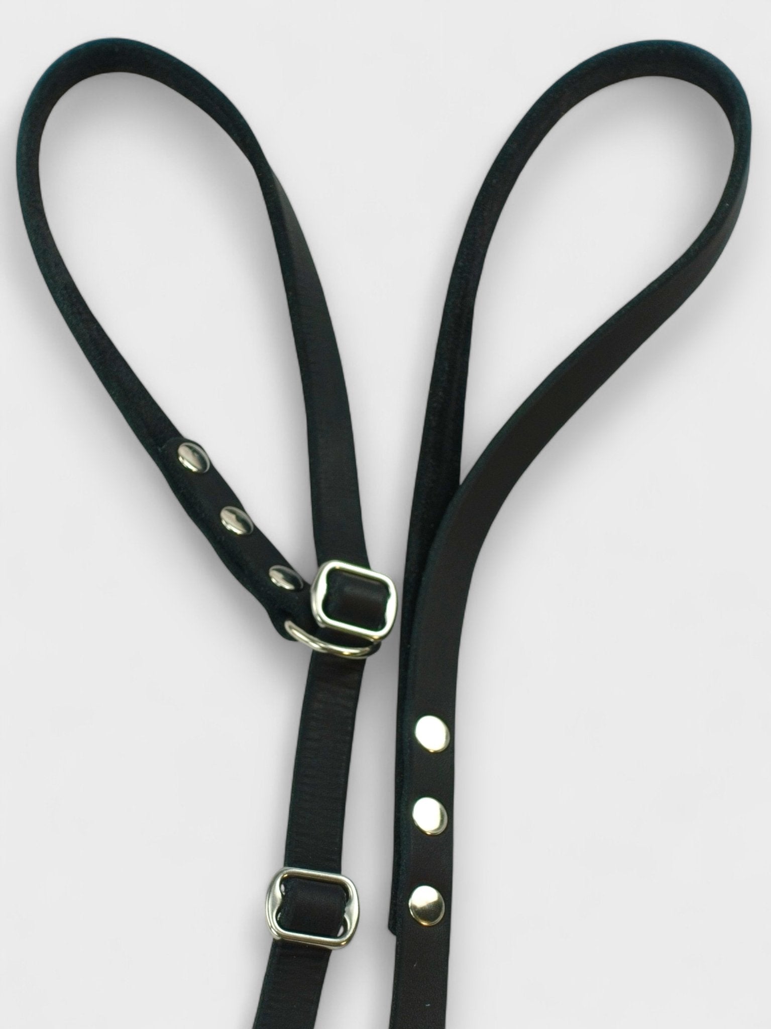 Zugstopp - Leine aus Fettleder 15mm - HappyHound