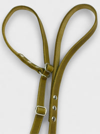 Zugstopp - Leine aus Fettleder 15mm - HappyHound