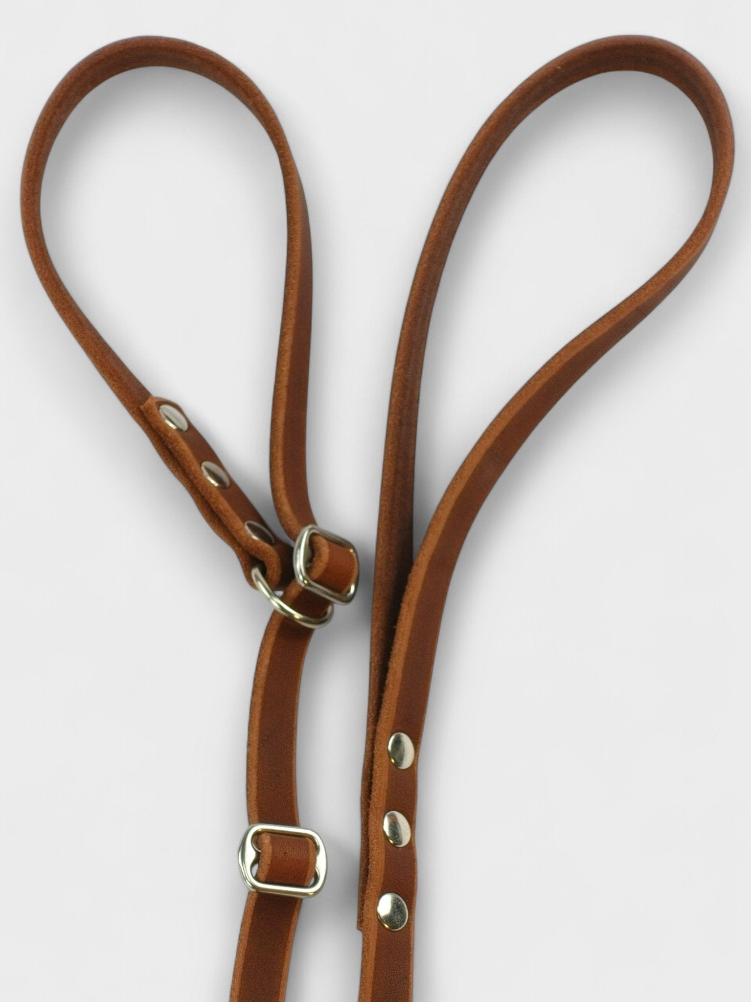 Zugstopp - Leine aus Fettleder 15mm - HappyHound