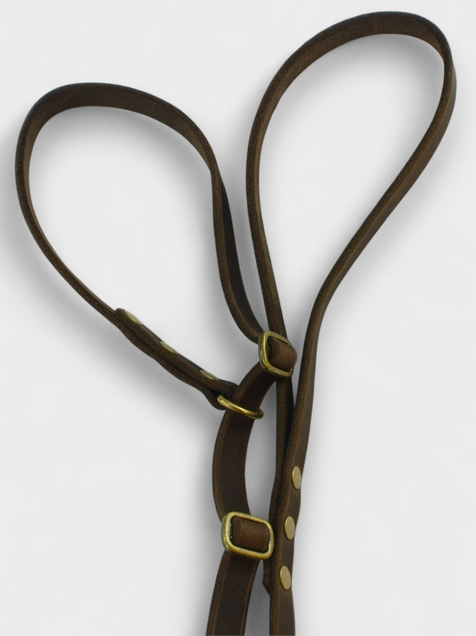Zugstopp - Leine aus Fettleder 15mm - HappyHound